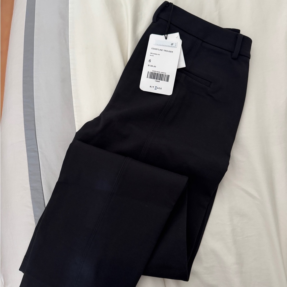 Kit and Ace Black Coastline pant